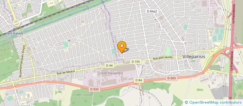 localisation de l'entreprise MONSIEUR DANIEL DOLIGNIER  VILLEPARISIS