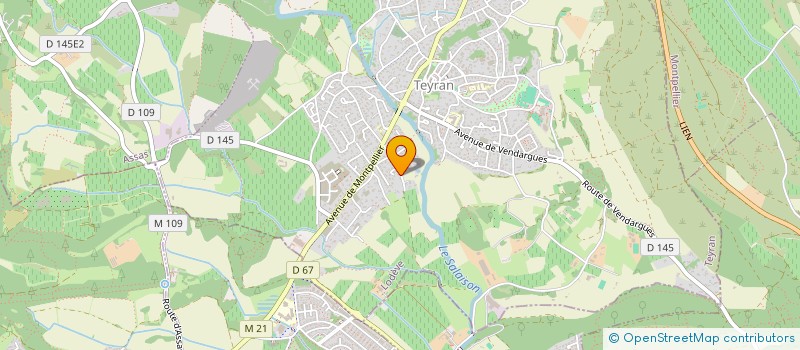 localisation de l'entreprise MONSIEUR DANIEL DOLLE  TEYRAN