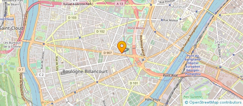 localisation de l'entreprise MONSIEUR DANIEL DOLLFUS à BOULOGNE-BILLANCOURT