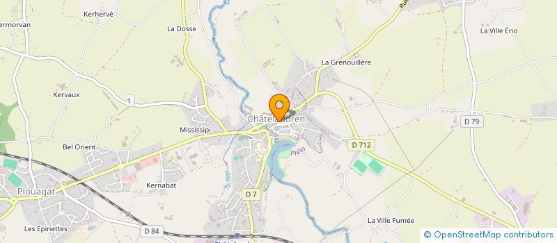 localisation de l'entreprise MONSIEUR DANIEL DOMALAIN  CHATELAUDREN-PLOUAGAT