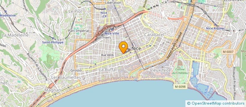 localisation de l'entreprise MONSIEUR DANIEL DOMEREGO à NICE