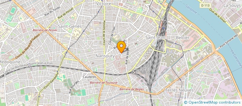 localisation de l'entreprise MONSIEUR DANIEL DOMINGUES à BORDEAUX