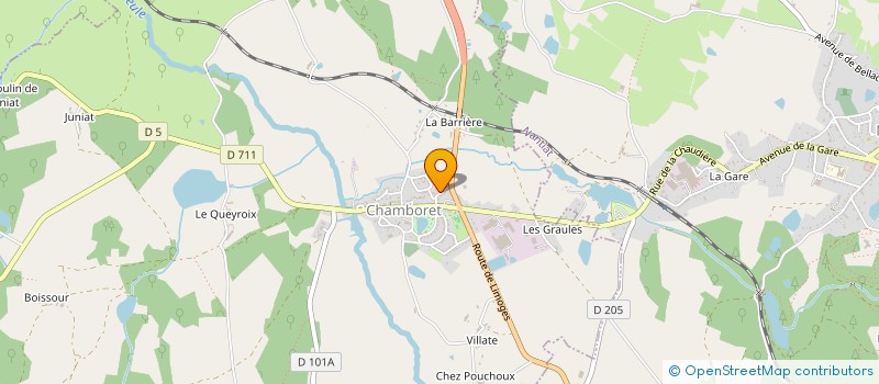 localisation de l'entreprise MONSIEUR DANIEL DOMINGUES CEGO à CHAMBORET