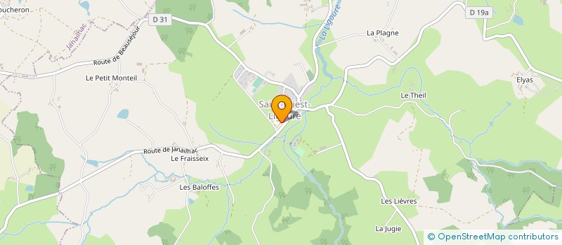 localisation de l'entreprise MONSIEUR DANIEL DONIOL à SAINT-PRIEST-LIGOURE