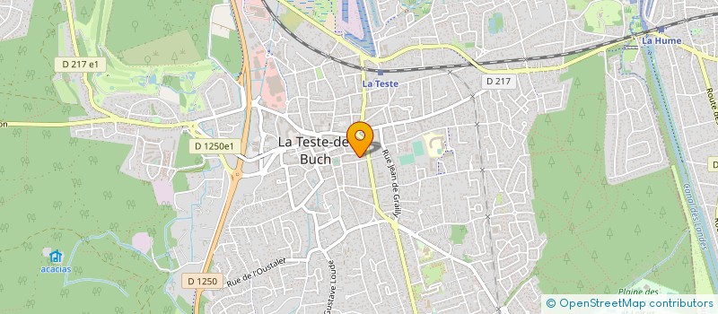 localisation de l'entreprise MONSIEUR DANIEL DONZELLI à LA TESTE-DE-BUCH