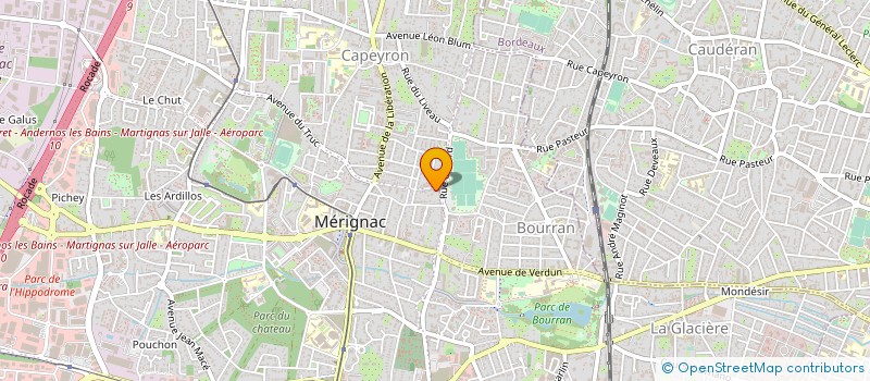 localisation de l'entreprise MONSIEUR DANIEL DORADO à MERIGNAC