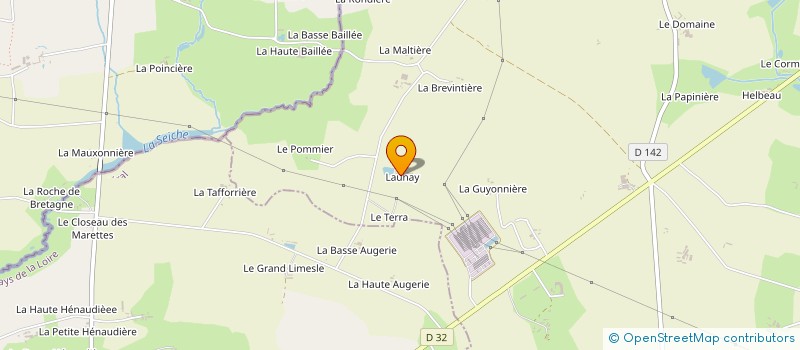 localisation de l'entreprise MONSIEUR DANIEL DORGERE  BEAULIEU-SUR-OUDON