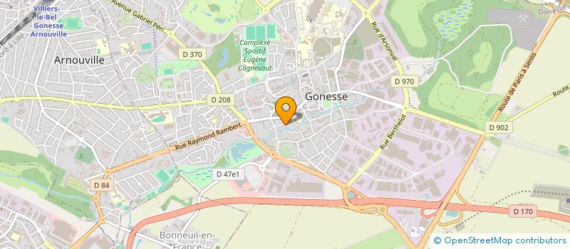 localisation de l'entreprise MONSIEUR DANIEL DOS SANTOS à GONESSE