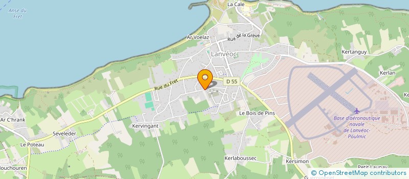 localisation de l'entreprise MONSIEUR DANIEL DOUGUEDROIT  LANVEOC