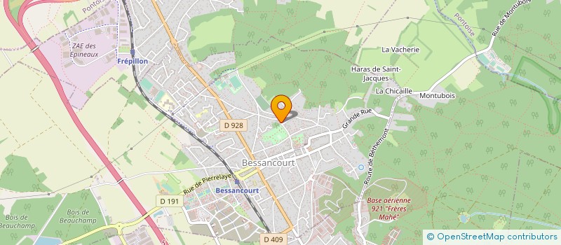 localisation de l'entreprise MONSIEUR DANIEL DOURLENS  BESSANCOURT