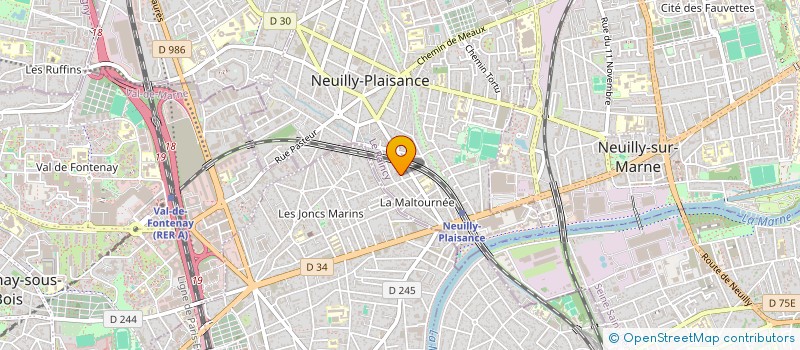 localisation de l'entreprise MONSIEUR DANIEL-DRAGOS TURCAN  NEUILLY-PLAISANCE