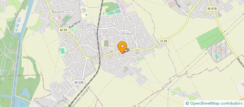 localisation de l'entreprise MONSIEUR DANIEL DRELON  PROVIN