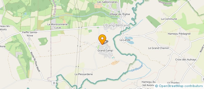 localisation de l'entreprise MONSIEUR DANIEL DROUAR  L'ETANG-BERTRAND