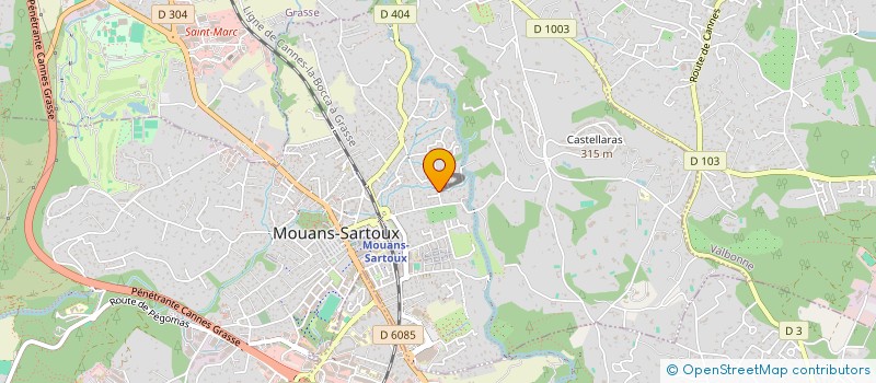 localisation de l'entreprise MONSIEUR DANIEL DRUETTO  MOUANS-SARTOUX