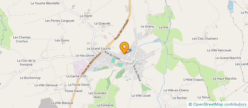 localisation de l'entreprise MONSIEUR DANIEL DUAULT  BREHAND