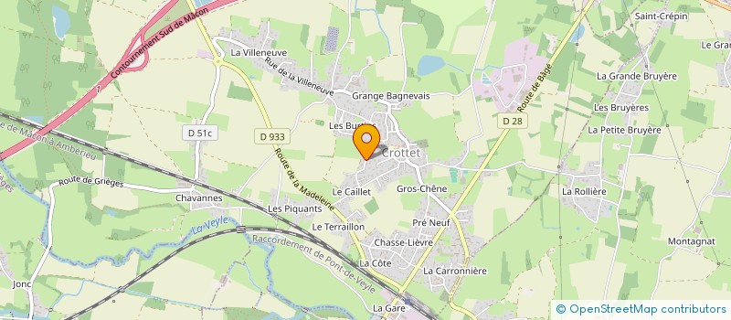 localisation de l'entreprise MONSIEUR DANIEL DUBOIS à CROTTET