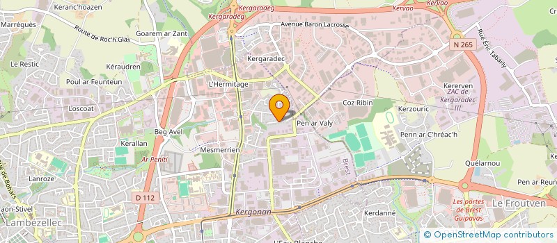 localisation de l'entreprise MONSIEUR DANIEL DUBOUCHET à BREST