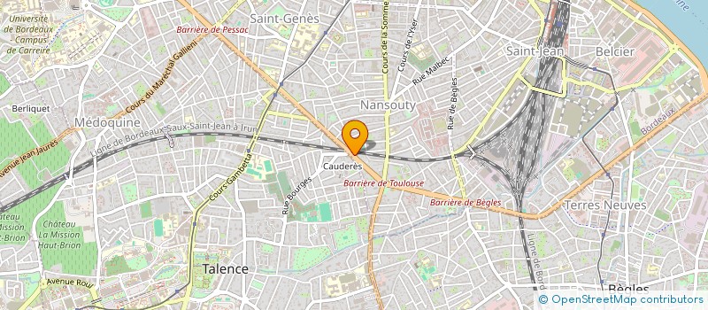 localisation de l'entreprise MONSIEUR DANIEL DUBRAS à BORDEAUX