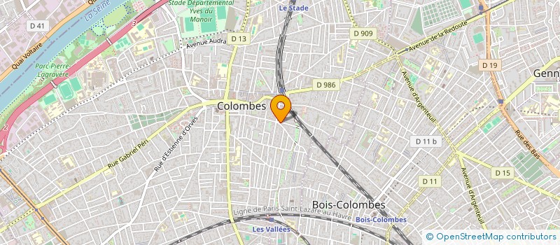 localisation de l'entreprise MONSIEUR DANIEL DUBUT à COLOMBES