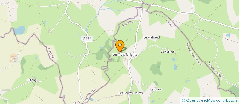 localisation de l'entreprise MONSIEUR DANIEL DUCHIER  NOUHANT