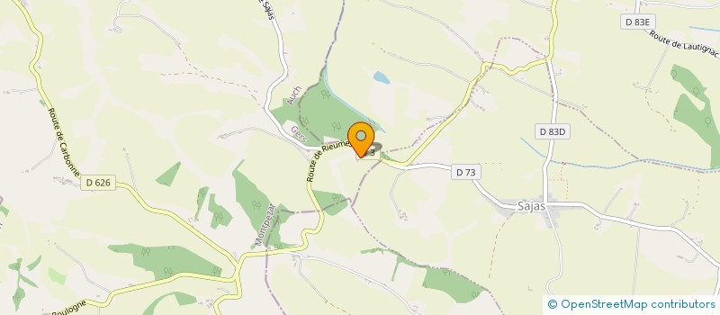 localisation de l'entreprise MONSIEUR DANIEL DUCLOS  MONTPEZAT