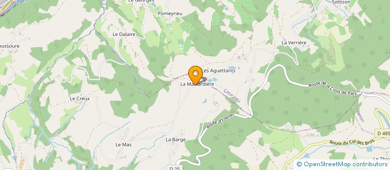 localisation de l'entreprise MONSIEUR DANIEL DUCREUX  MONTROMANT