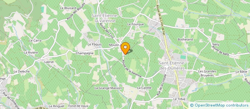 localisation de l'entreprise MONSIEUR DANIEL DUCROUX à SAINT-ETIENNE-LA-VARENNE