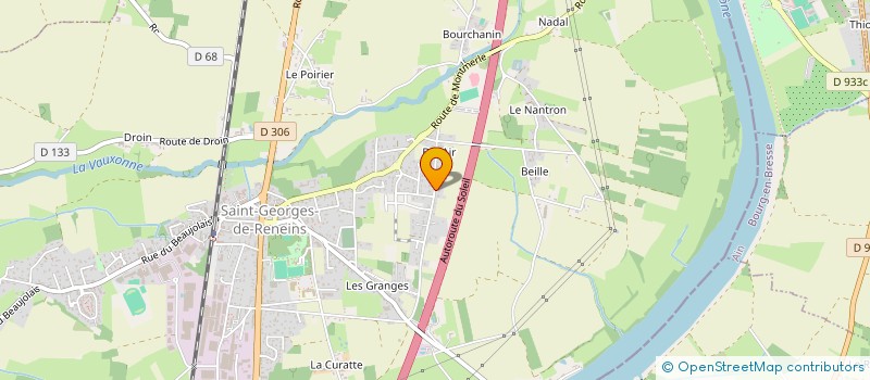 localisation de l'entreprise MONSIEUR DANIEL DUCROUX  SAINT-GEORGES-DE-RENEINS