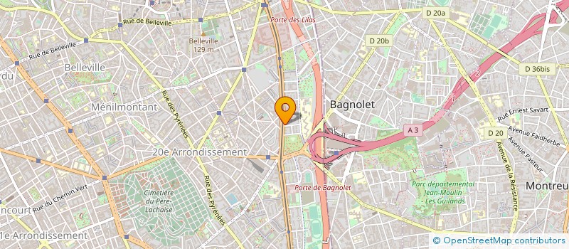 localisation de l'entreprise MONSIEUR DANIEL DUDOUIT à PARIS