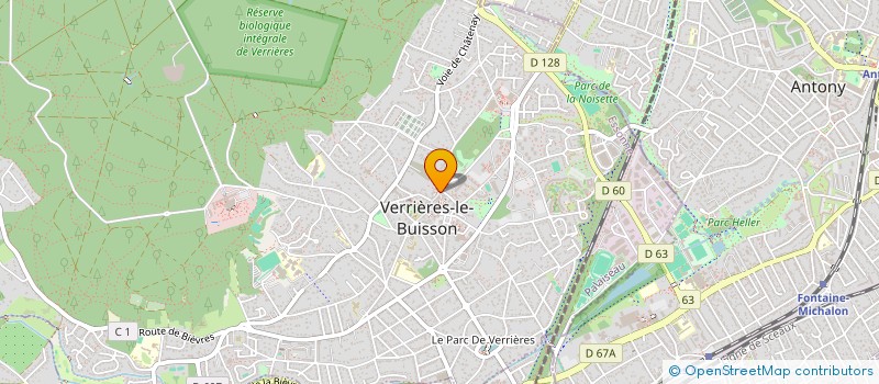 localisation de l'entreprise MONSIEUR DANIEL DUFOUR à VERRIERES-LE-BUISSON