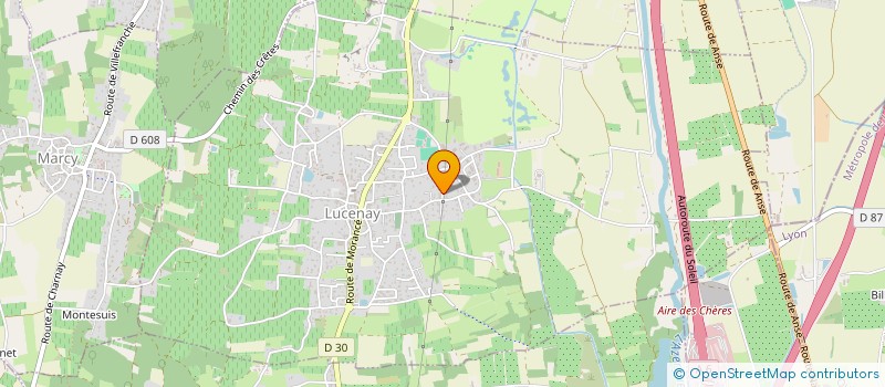 localisation de l'entreprise MONSIEUR DANIEL DUGELAY  LUCENAY