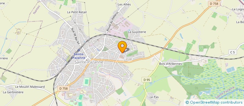localisation de l'entreprise MONSIEUR DANIEL DULIERE à SAINTE-PAZANNE