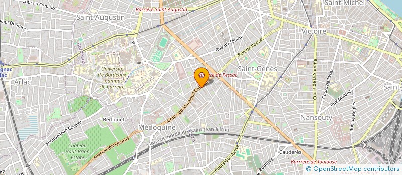 localisation de l'entreprise MONSIEUR DANIEL DULUC  TALENCE