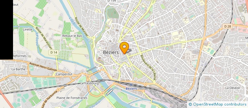 localisation de l'entreprise MONSIEUR DANIEL DULYS à BEZIERS