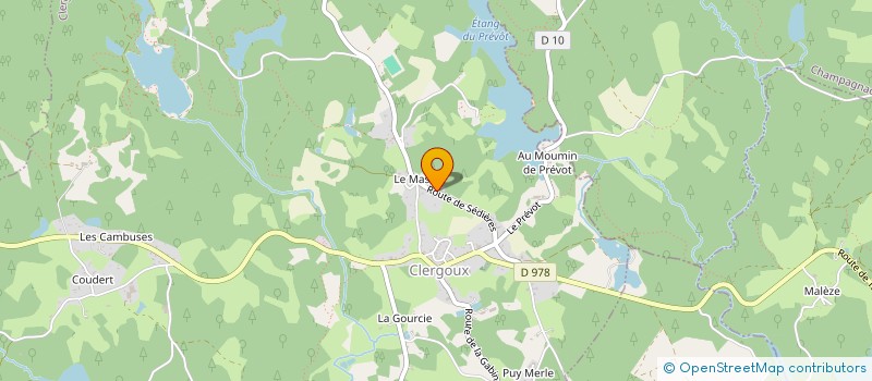 localisation de l'entreprise MONSIEUR DANIEL DUMAS  CHAMPAGNAC-LA-NOAILLE