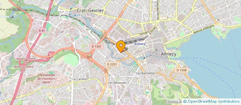 localisation de l'entreprise MONSIEUR DANIEL DUMONT-DAYOT  ANNECY