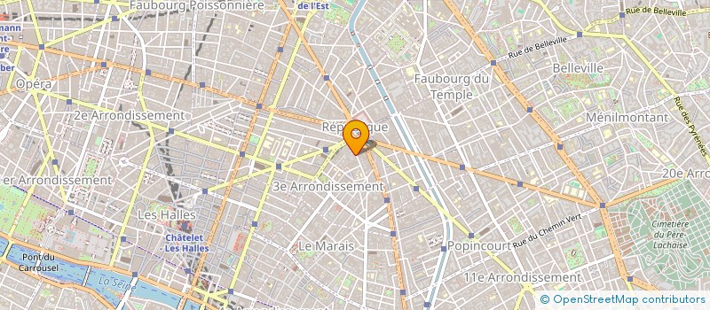 localisation de l'entreprise MONSIEUR DANIEL DUMORTIER à PARIS