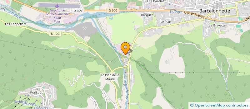 localisation de l'entreprise MONSIEUR DANIEL DUNAND à FAUCON-DE-BARCELONNETTE