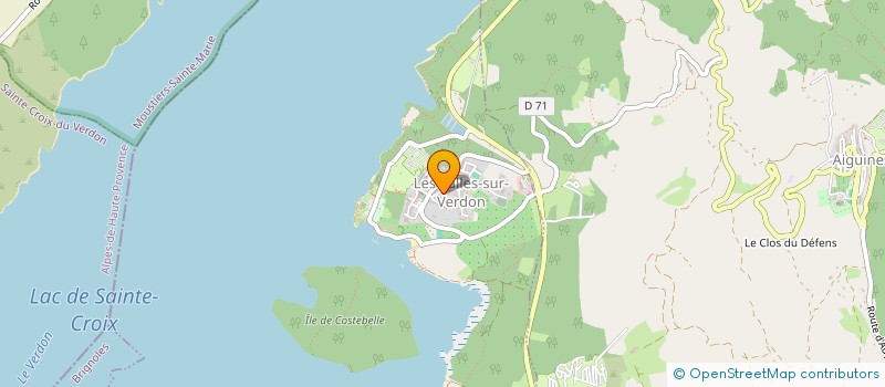 localisation de l'entreprise MONSIEUR DANIEL DUNIKOWSKI à LES SALLES-SUR-VERDON