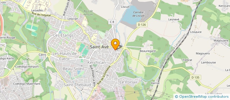 localisation de l'entreprise MONSIEUR DANIEL DUPIN  SAINT-AVE