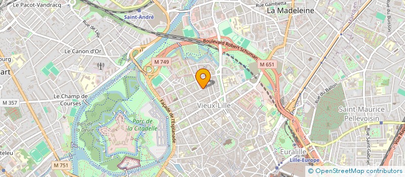 localisation de l'entreprise MONSIEUR DANIEL DUPONT à LILLE