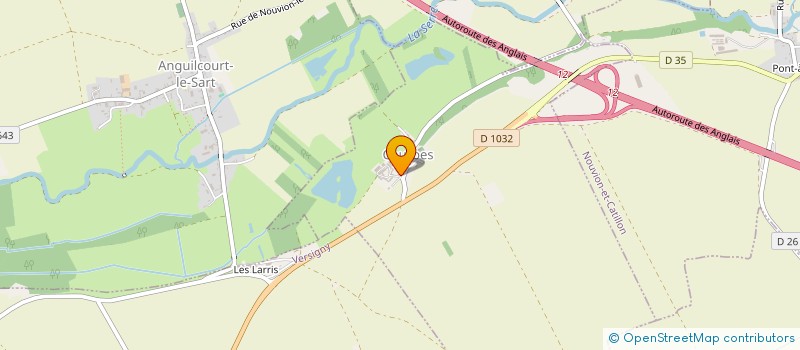 localisation de l'entreprise MONSIEUR DANIEL DUPONT  COURBES