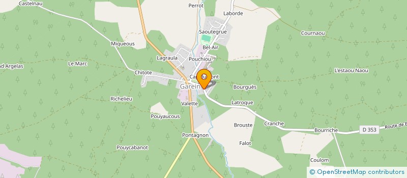 localisation de l'entreprise MONSIEUR DANIEL DUPOUY  GAREIN