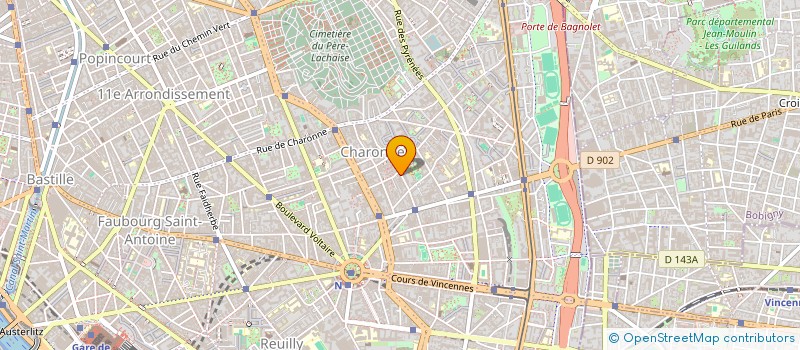 localisation de l'entreprise MONSIEUR DANIEL DUPUY  PARIS