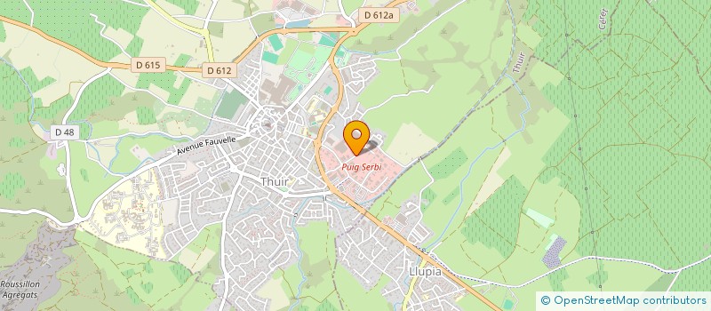 localisation de l'entreprise MONSIEUR DANIEL DURAND  TERRATS