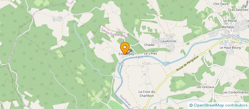 localisation de l'entreprise MONSIEUR DANIEL DURAND  SAINTE EULALIE D'ANS