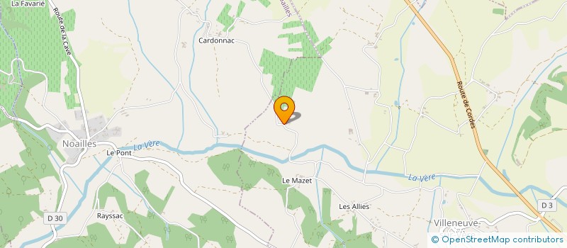 localisation de l'entreprise MONSIEUR DANIEL DURAND  VILLENEUVE-SUR-VERE