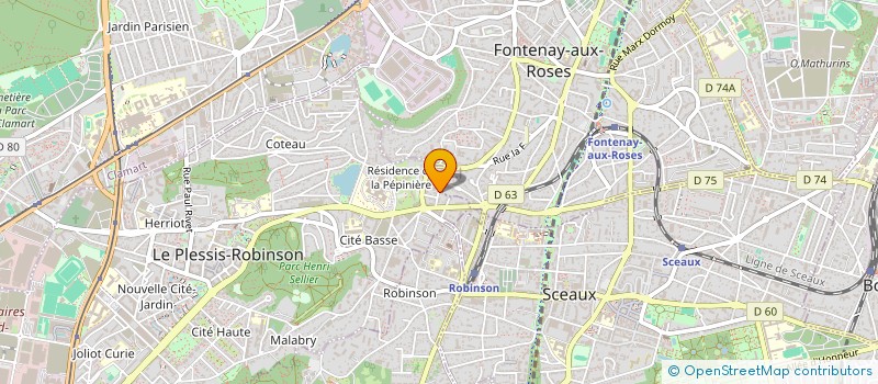 localisation de l'entreprise MONSIEUR DANIEL DURAND  LE PLESSIS-ROBINSON