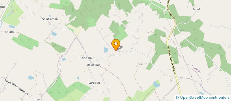 localisation de l'entreprise MONSIEUR DANIEL DURGUEIL  SAINT-EUTROPE-DE-BORN