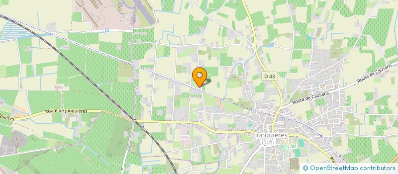 localisation de l'entreprise MONSIEUR DANIEL DUROZIER à JONQUIERES